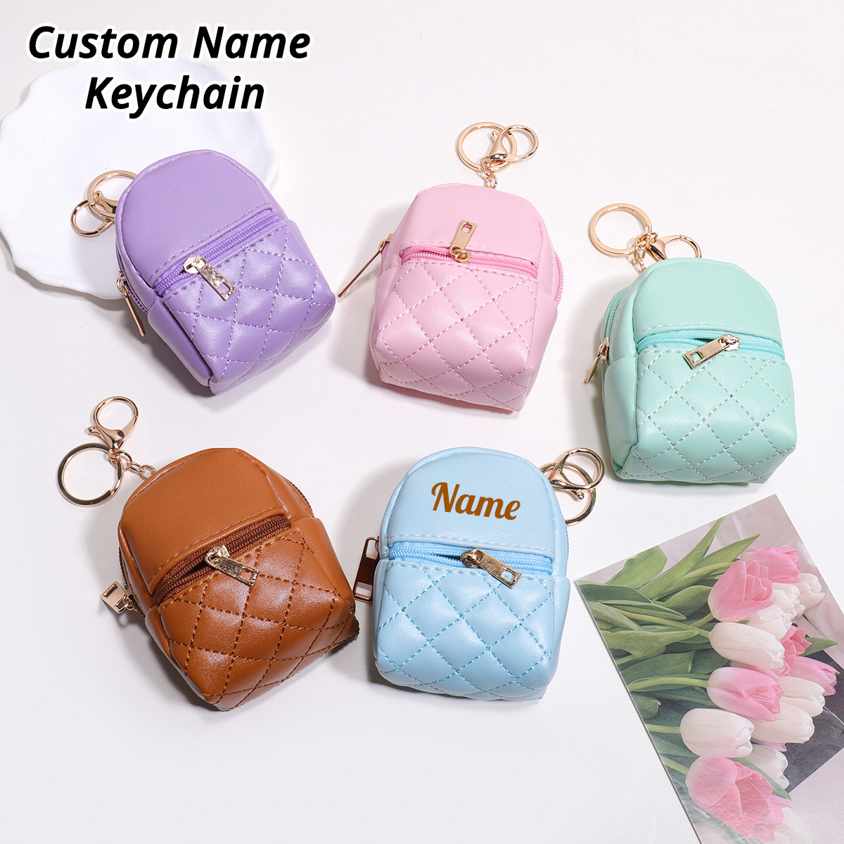 Mini Porta-Moedas Personalizad - Leather Card Wallet avaliação e preço